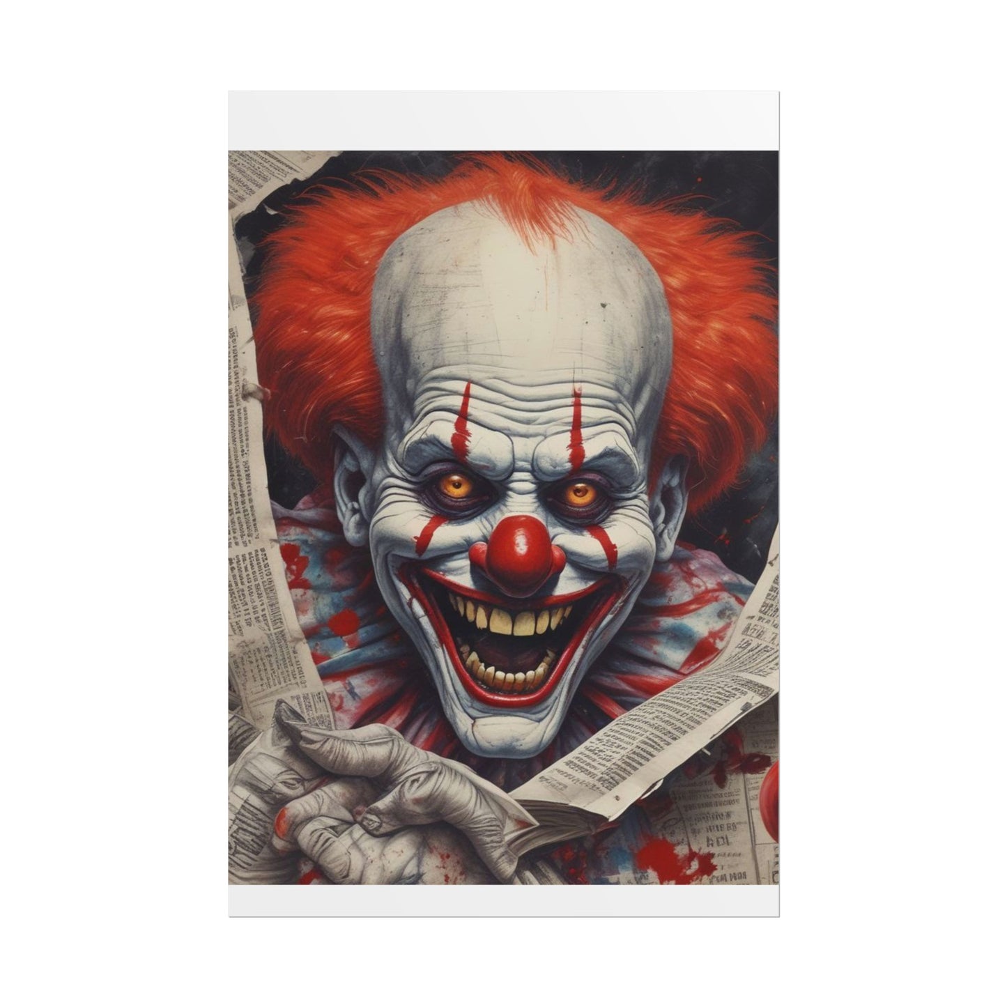 Pennywise Inspired Clown Rolled Posters