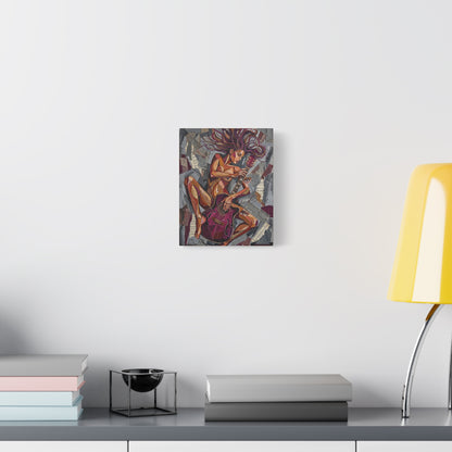 Lady Rock Canvas Art — Matte Stretched Canvas Print