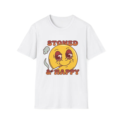 Stoned & Happy Smiley T-Shirt