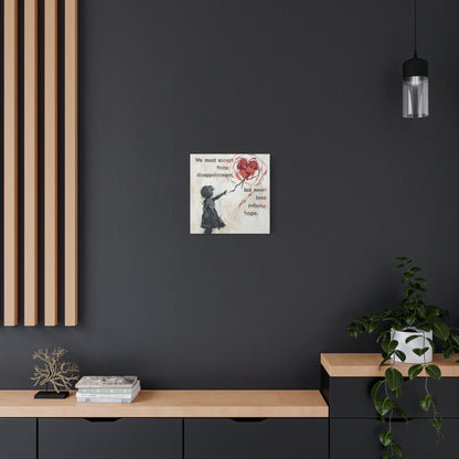 Hope Abstract Canvas Wall Art Print — Matte Stretched Canvas