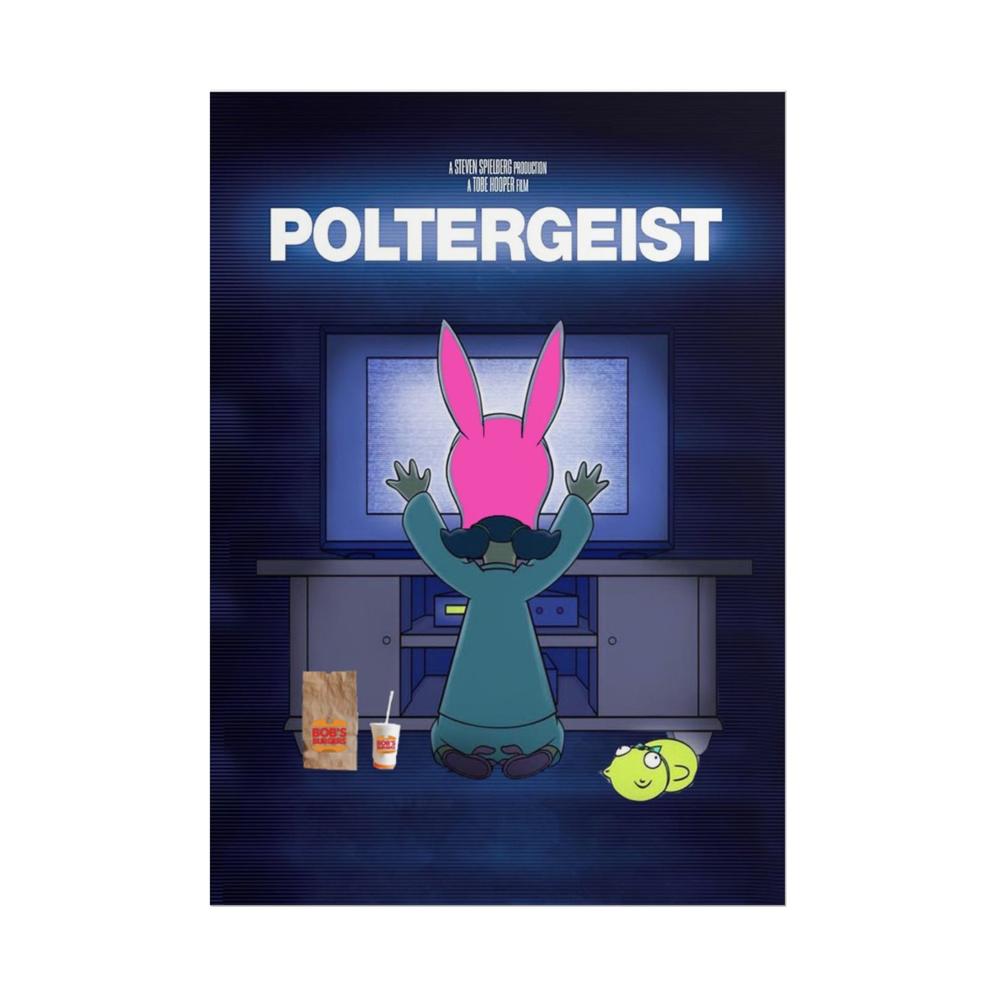 Poltergeist Burger Movie Poster - Rolled Horror Poster