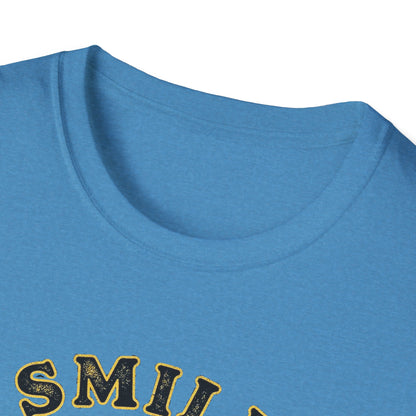 Wine Smile T-Shirt — "Smile I Found Wine" Retro Smiley Tee