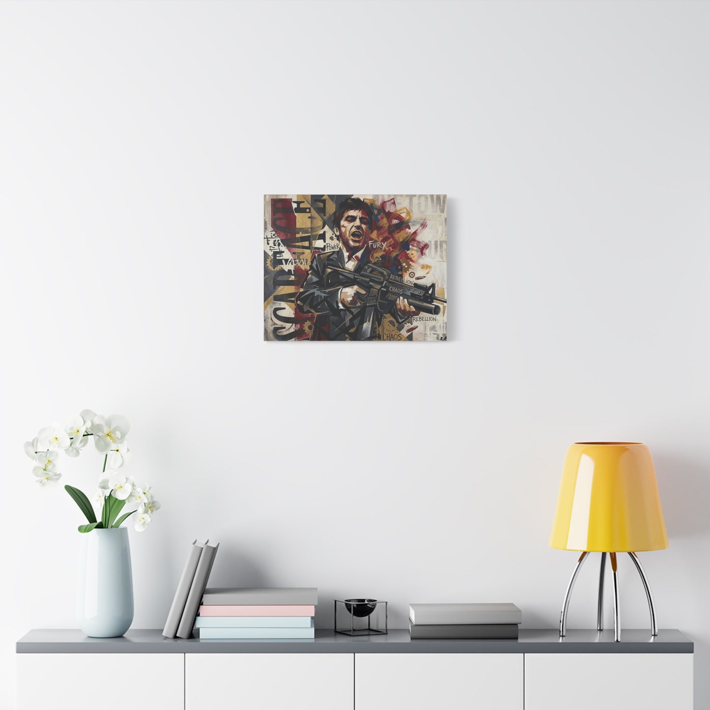 Tony's War Canvas Wall Art Print