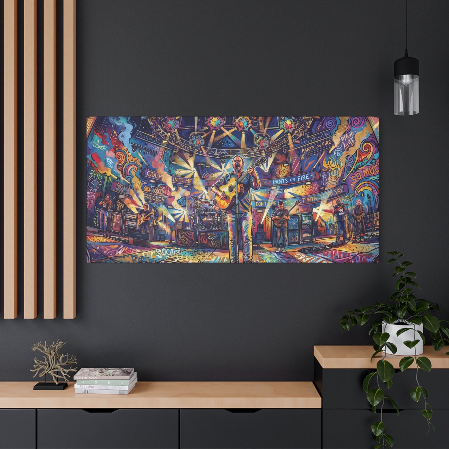 DMB "Dave" Concert Canvas Art — Matte Stretched Canvas Print