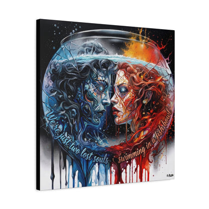 Two Lost Souls Canvas Art — Matte Stretched Canvas Print