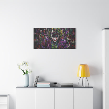 Joker Mental Health Abstract Portrait Canvas
