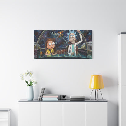 Ricks World 1 Abstract Canvas Wall Art — Matte Stretched 1.25"