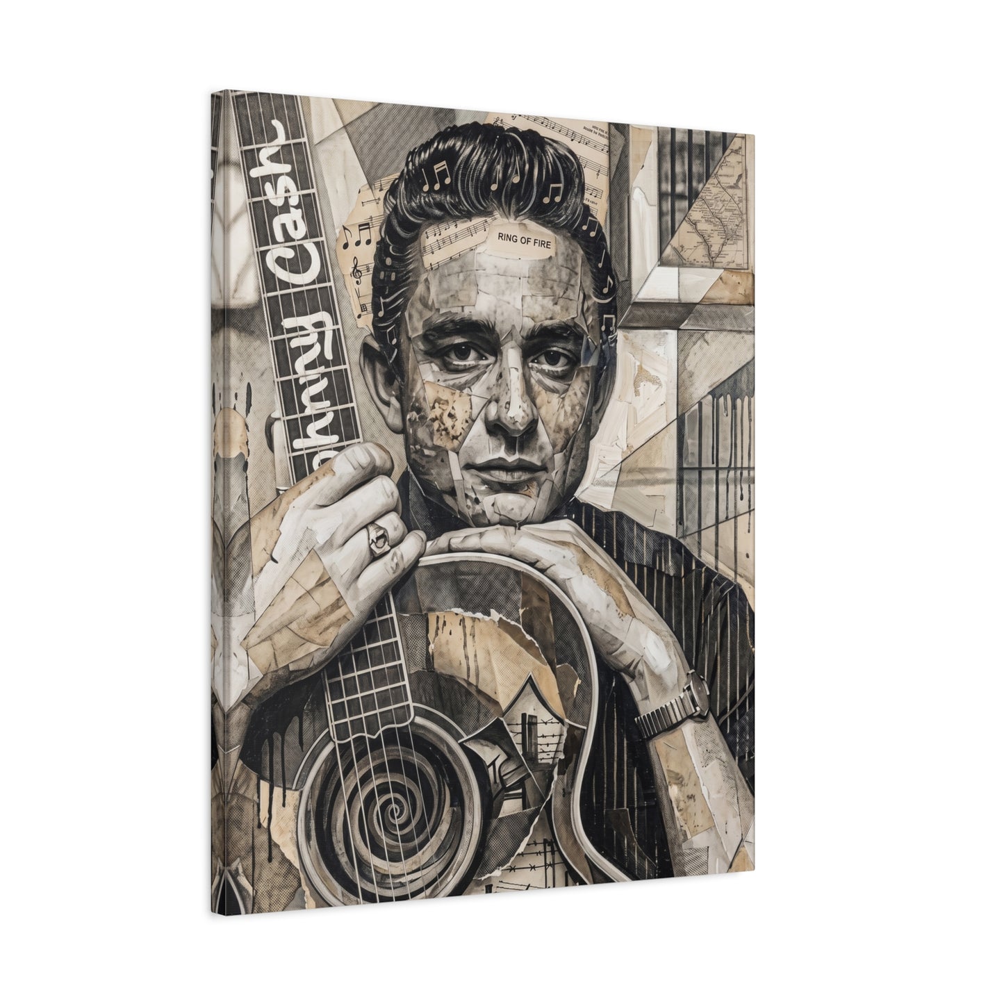 Jerry Portrait Matte Canvas Wall Art, Stretched 1.25"