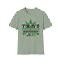 T-Shirt — "Today's Good Mood Is Sponsored by Weed" Cannabis Graphic Tee
