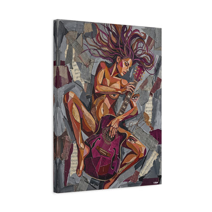 Lady Rock Canvas Art — Matte Stretched Canvas Print
