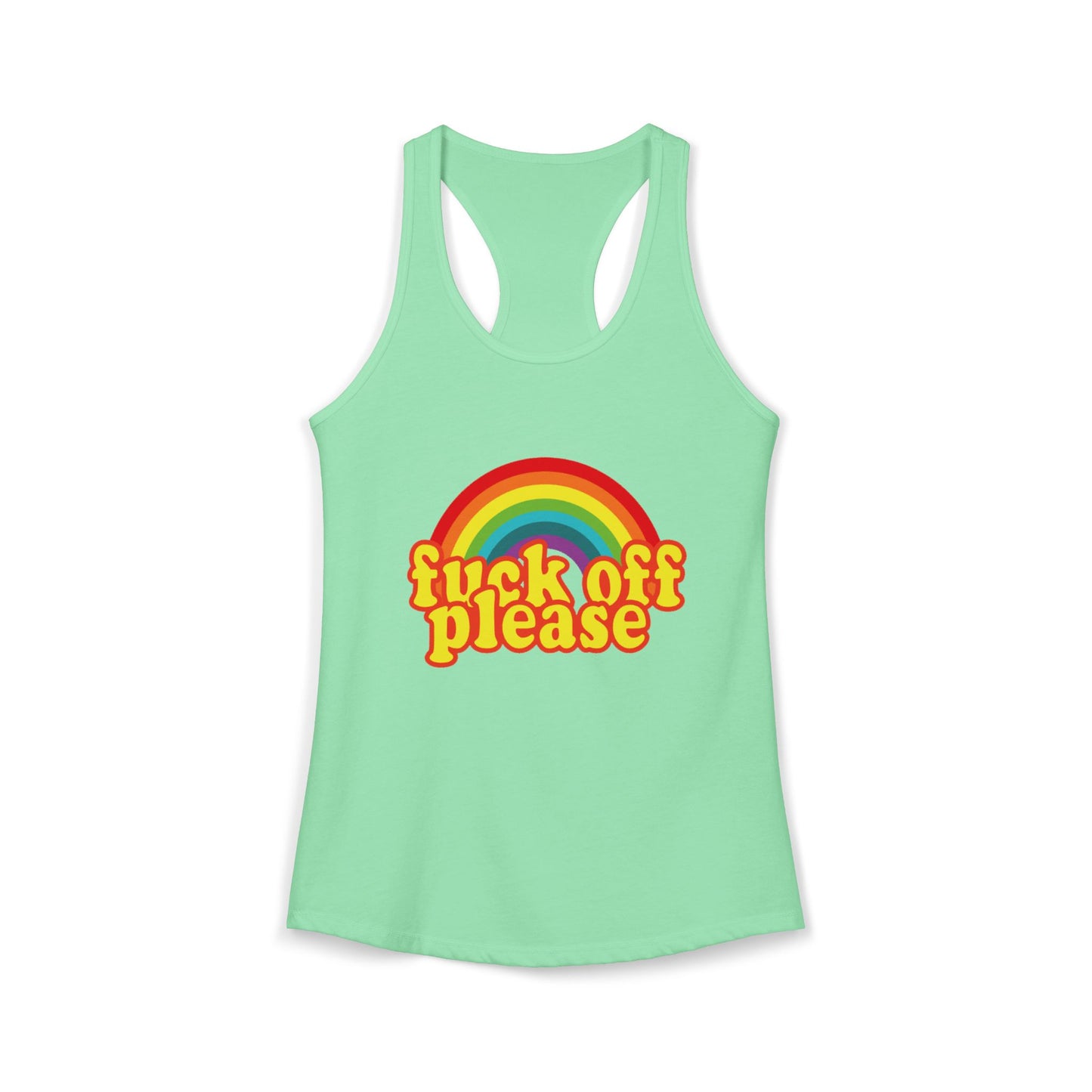 Women's Ideal "F*ck Off Please" Racerback Tank
