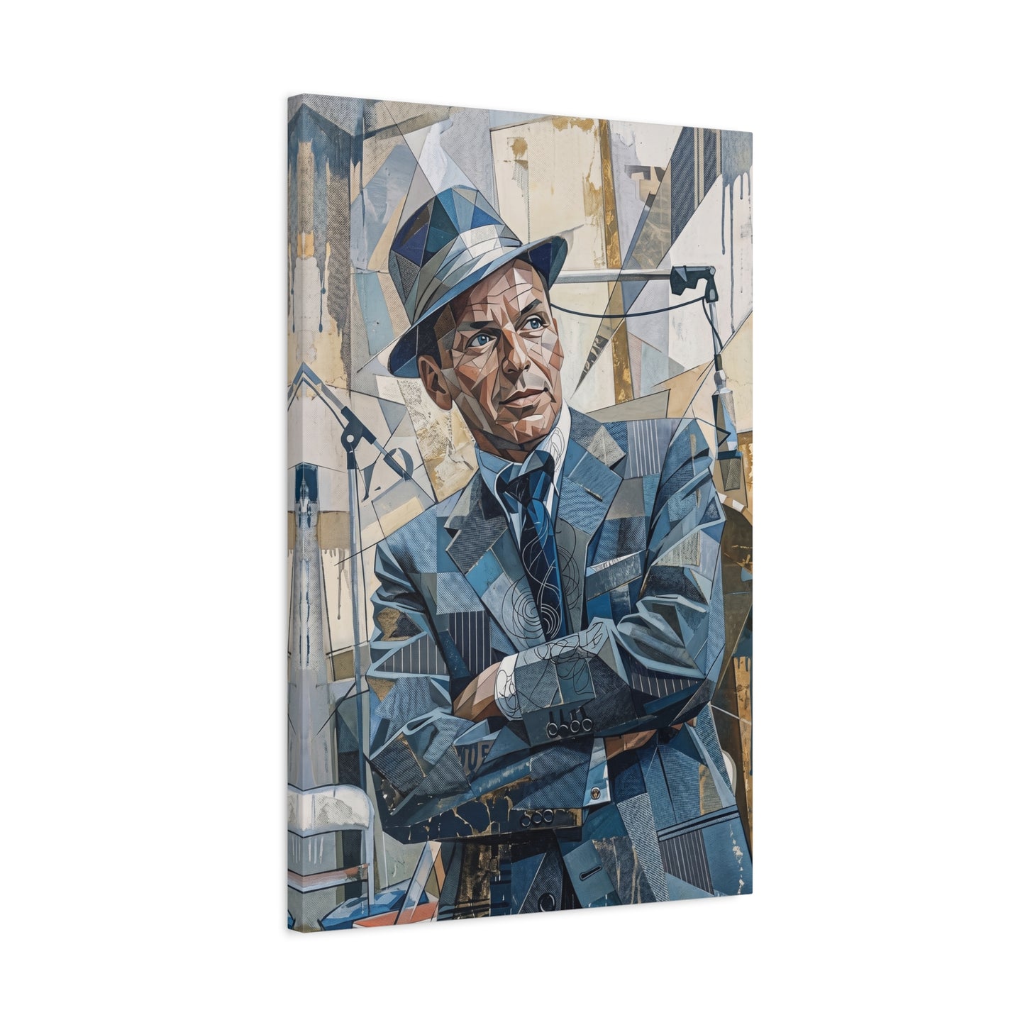 G.O.A.T Basketball Portrait Matte Canvas Wall Art, Stretched 1.25"