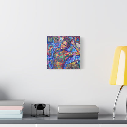 Showgirl Pop Abstract Canvas Wall Art Print