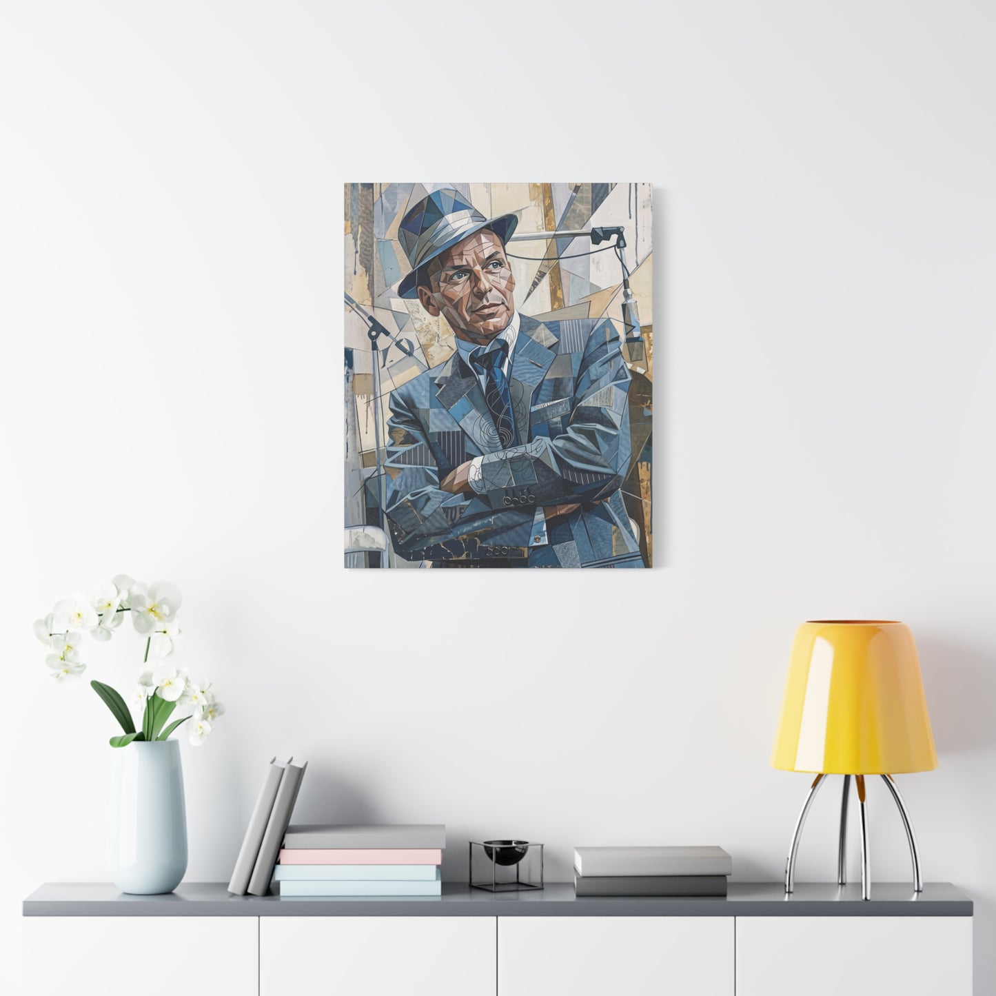 G.O.A.T Basketball Portrait Matte Canvas Wall Art, Stretched 1.25"