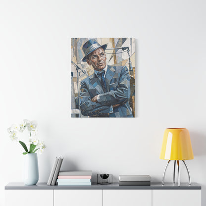 G.O.A.T Basketball Portrait Matte Canvas Wall Art, Stretched 1.25"