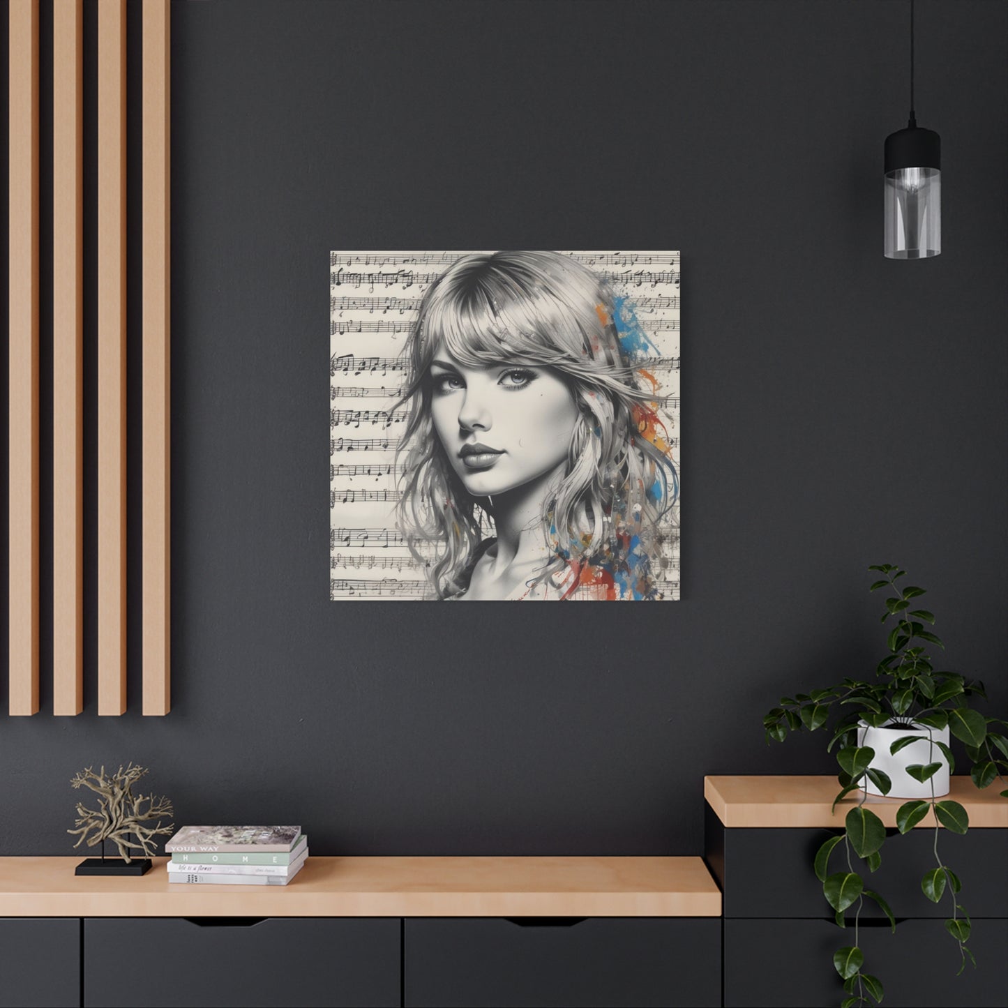 Swift Inspired - Portrait Music Canvas
