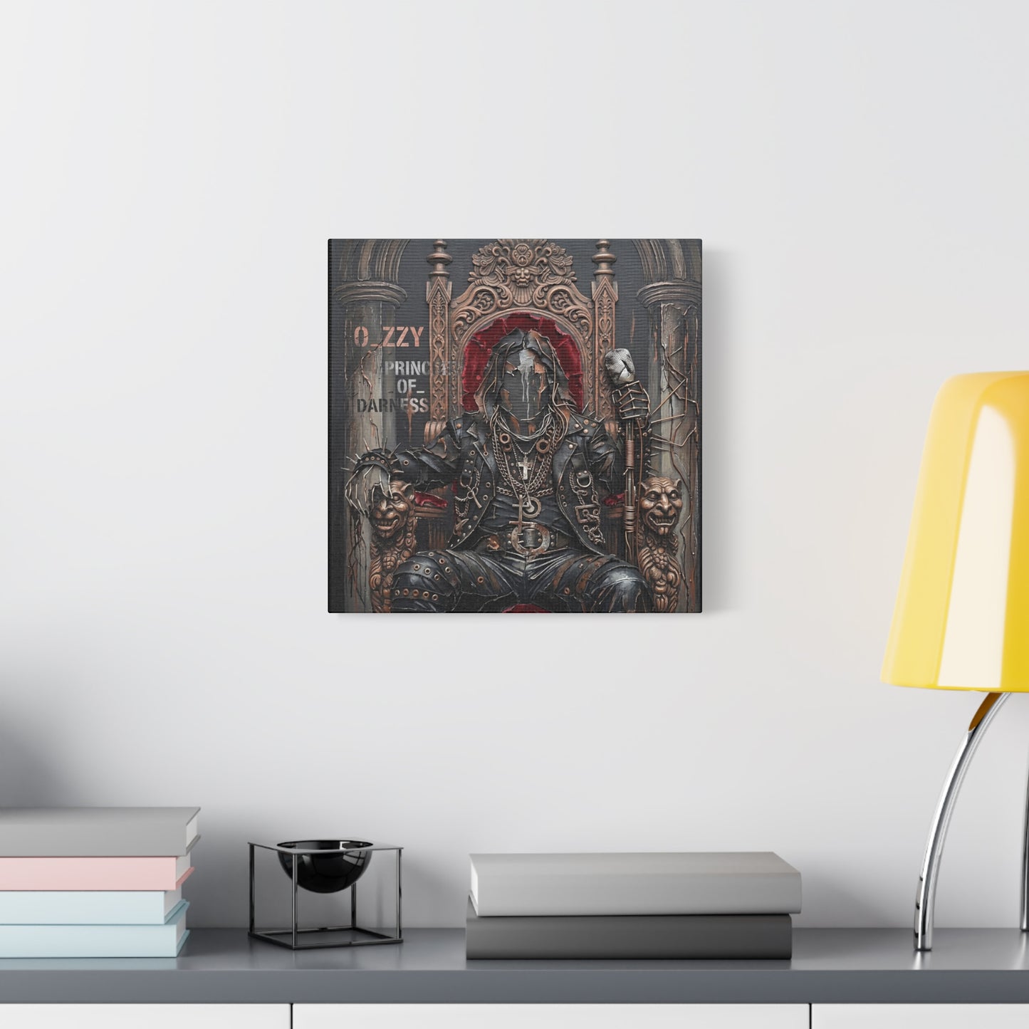 Prince Of Darkness Canvas Art — Matte Stretched Canvas Print