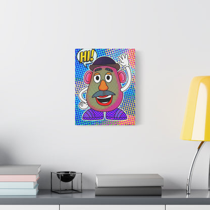 Mr. Head Abstract Canvas Wall Art Print — Matte Stretched Canvas