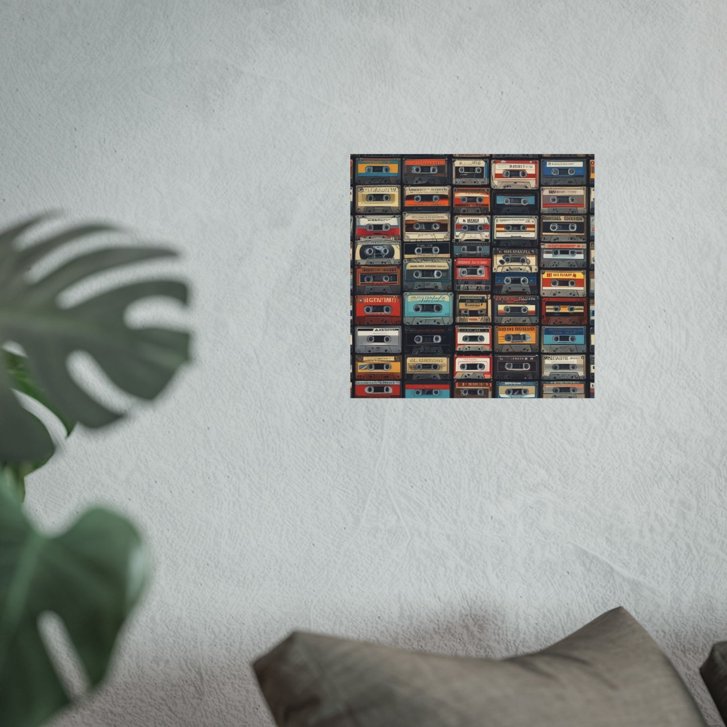 Cassette Tape Collage Fine Art Poster