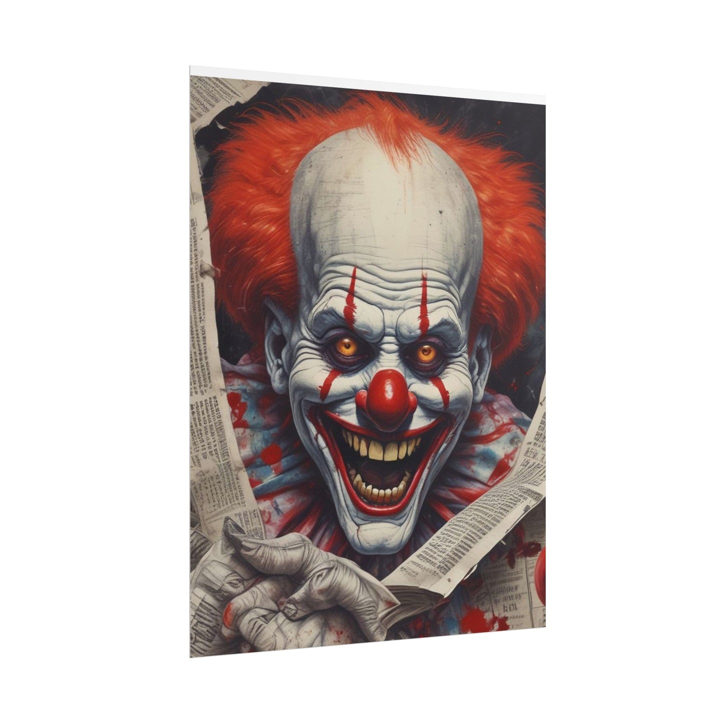 Pennywise Inspired Clown Rolled Posters