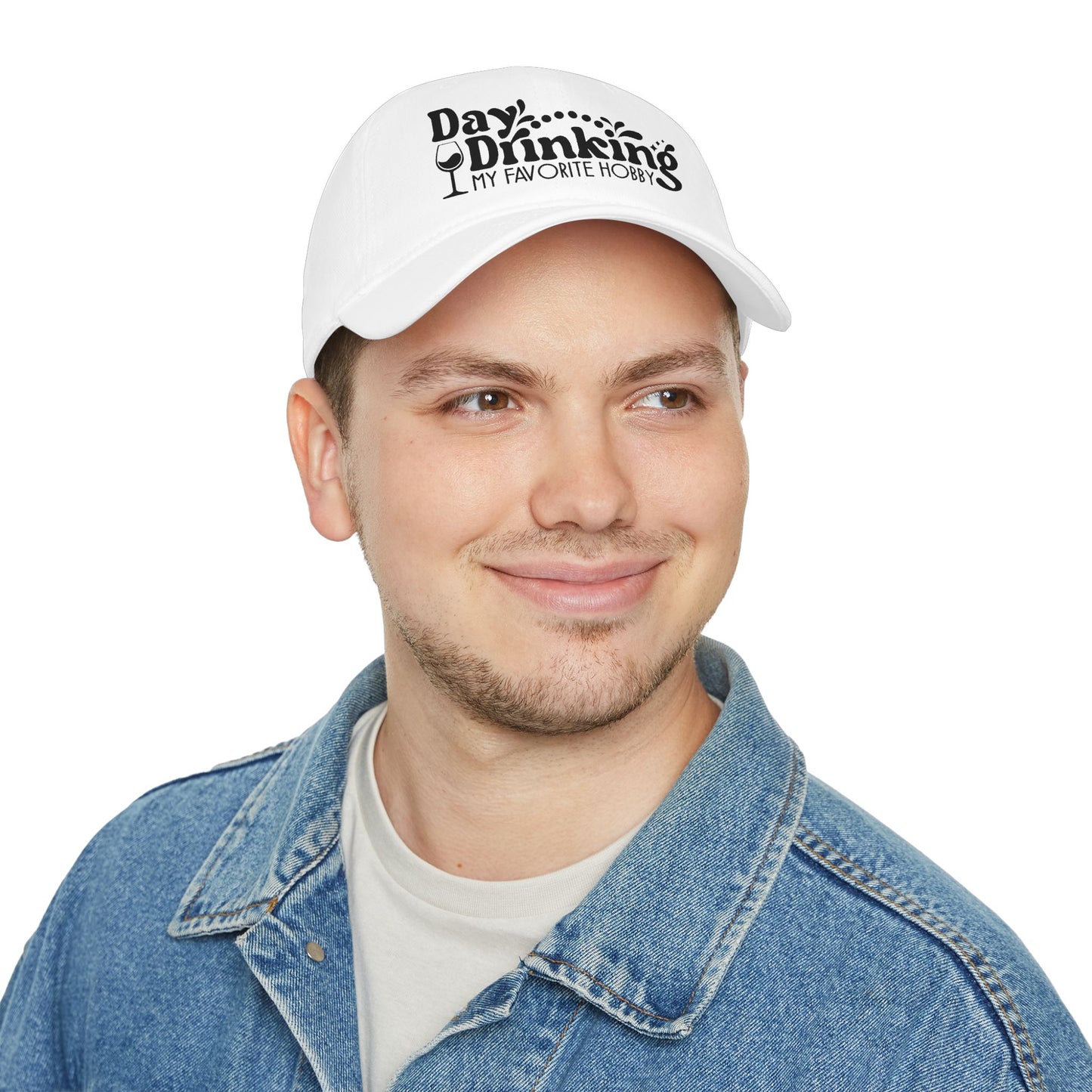 Baseball Cap — "Day Drinking My Favorite Hobby" Wine Lover Hat