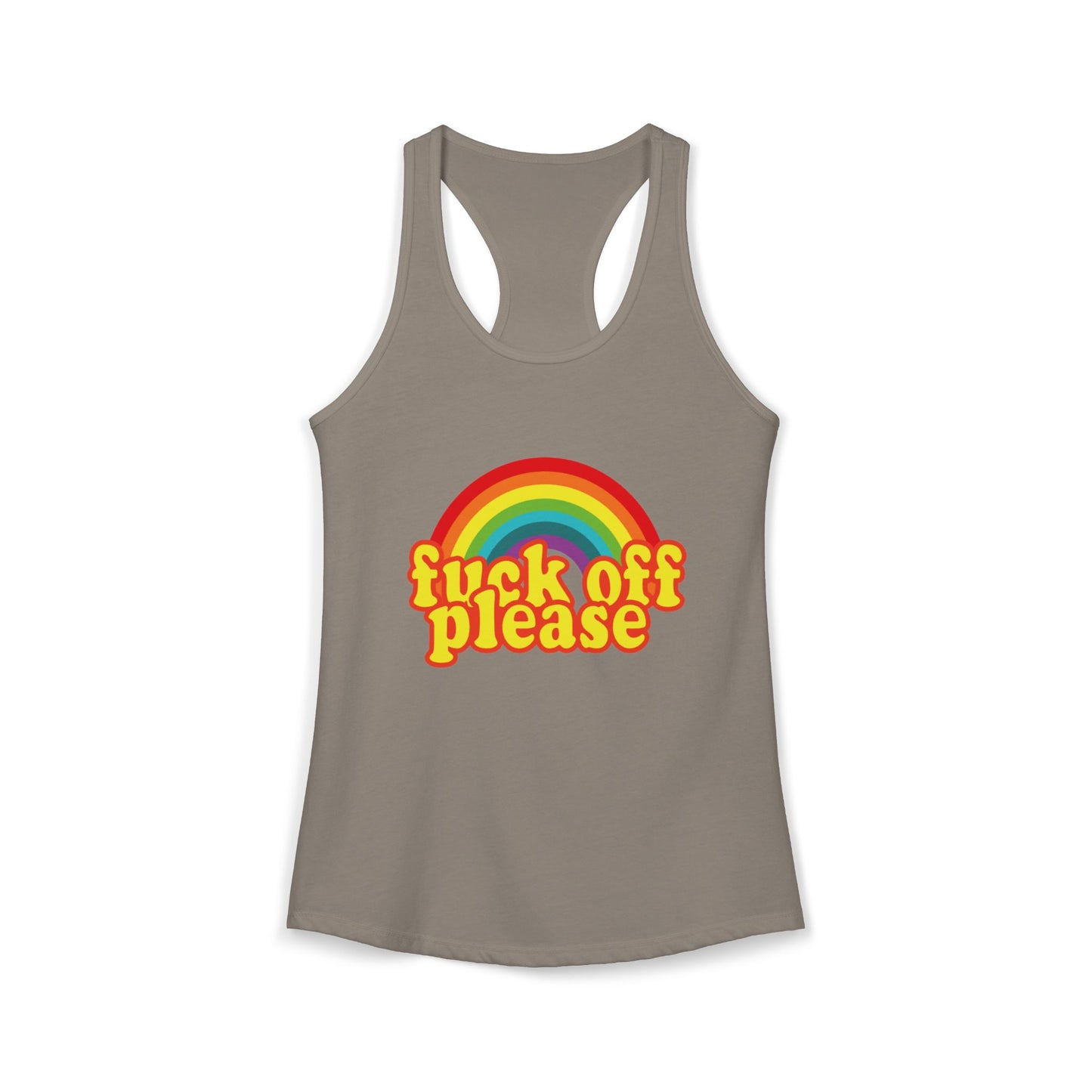 Women's Ideal "F*ck Off Please" Racerback Tank