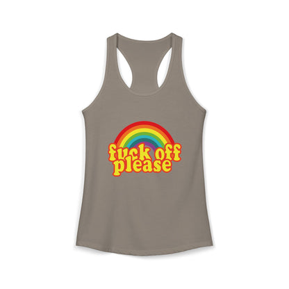 Women's Ideal "F*ck Off Please" Racerback Tank