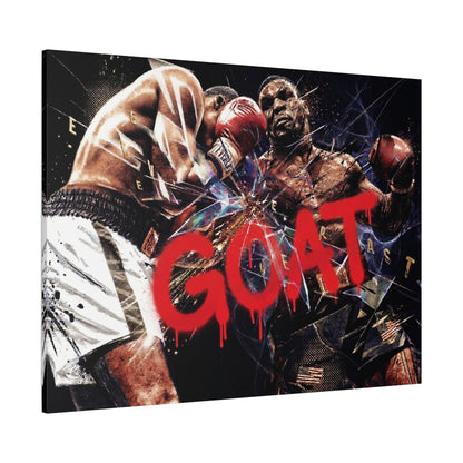 G.O.A.T. Boxer Canvas Wall Art Print