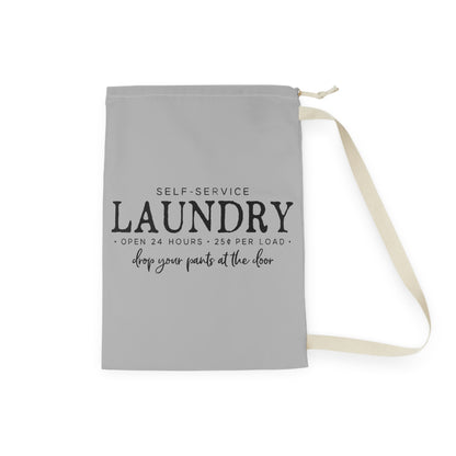 Laundry Bag – "Self-Service Laundry" Drawstring Tote for Dorms & Travel