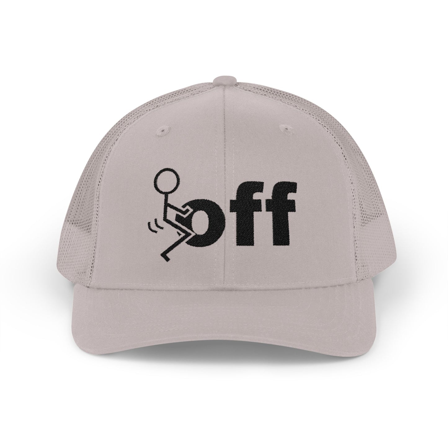 Trucker Hat — Stick Figure F*uck ‘Off’ Graphic Snapback