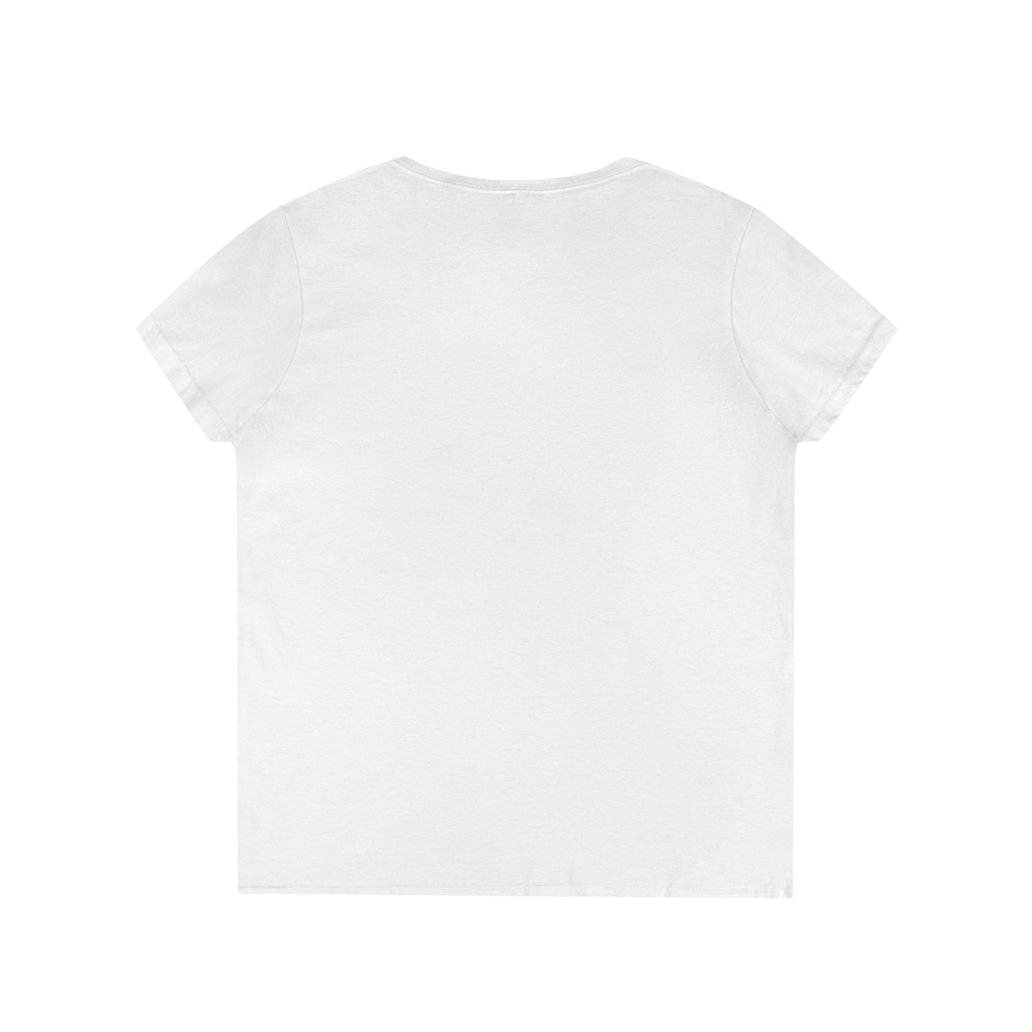 V-Neck T-Shirt — "She's a Cuntry Music Fan" Retro Typography Tee