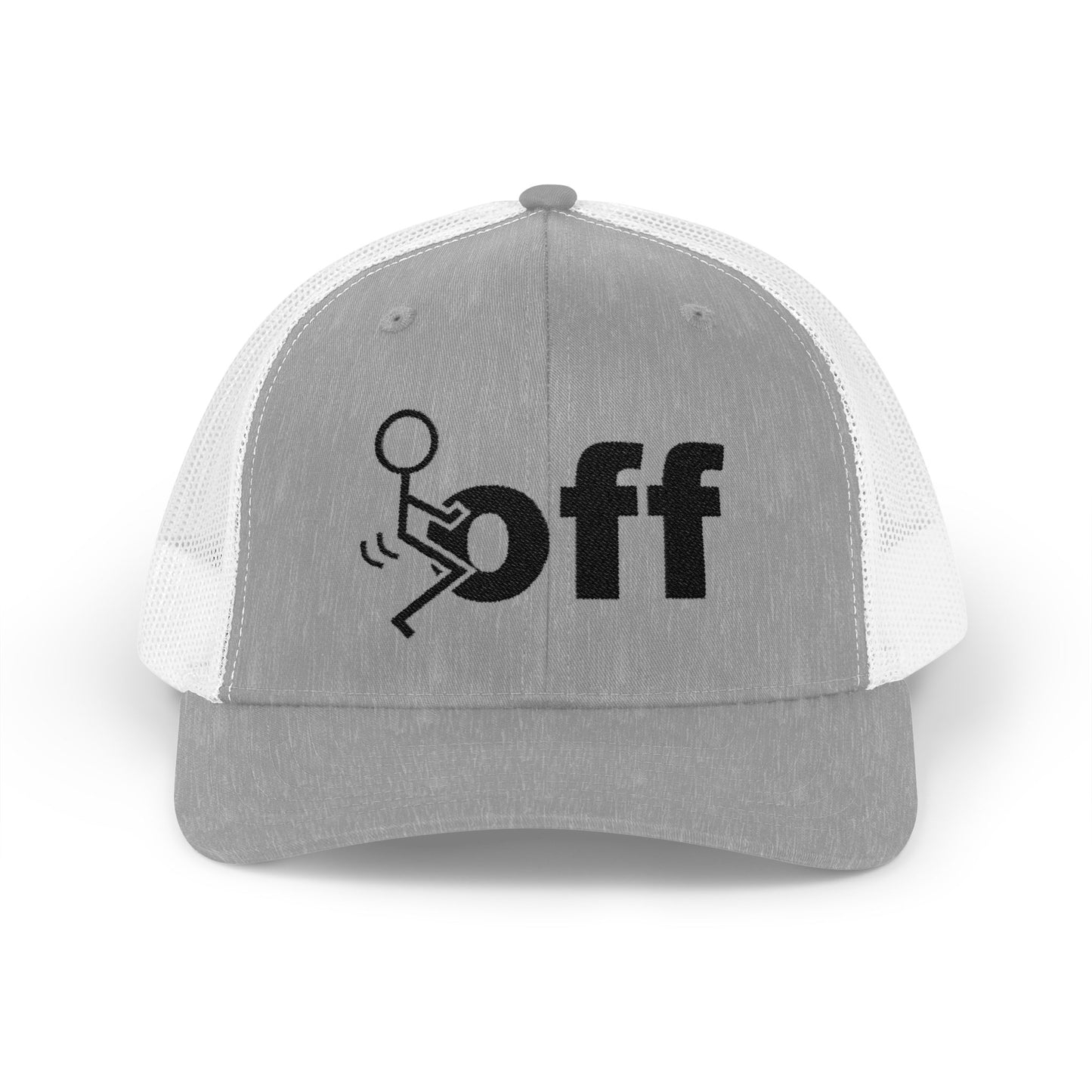 Trucker Hat — Stick Figure F*uck ‘Off’ Graphic Snapback