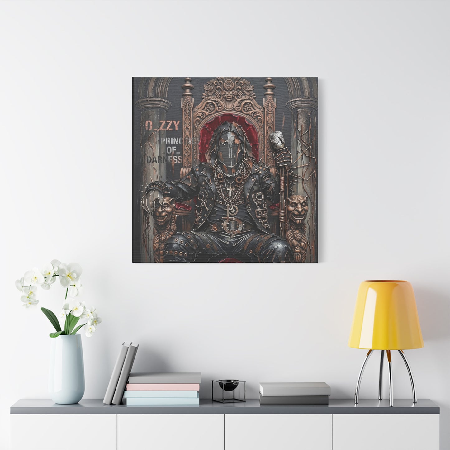 Prince Of Darkness Canvas Art — Matte Stretched Canvas Print