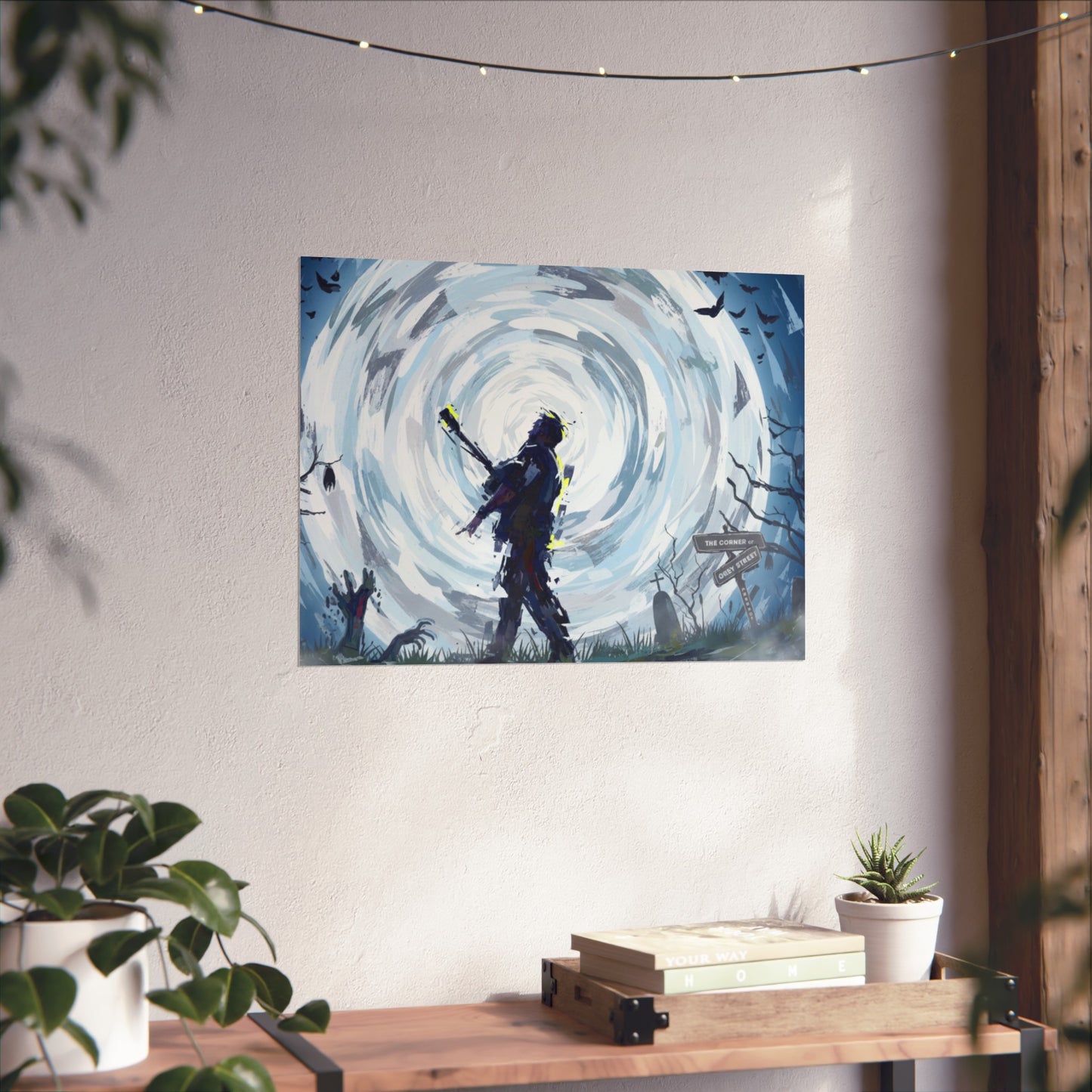 DMB Halloween Fine Art Poster Print — Rock Apocalypse Wall Art