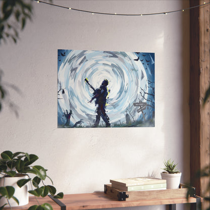 DMB Halloween Fine Art Poster Print — Rock Apocalypse Wall Art