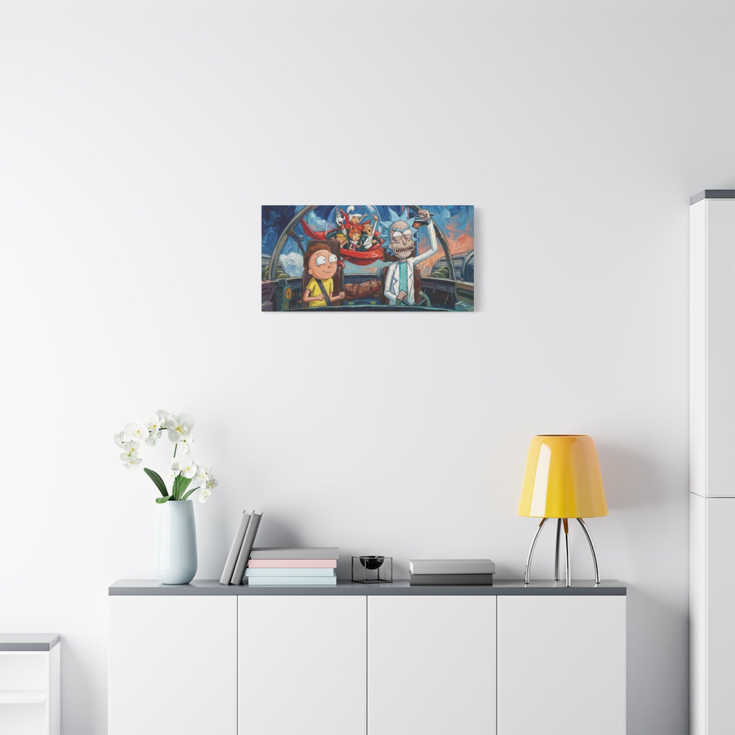 Ricks World 3 Abstract Canvas Wall Art — Matte Stretched 1.25"