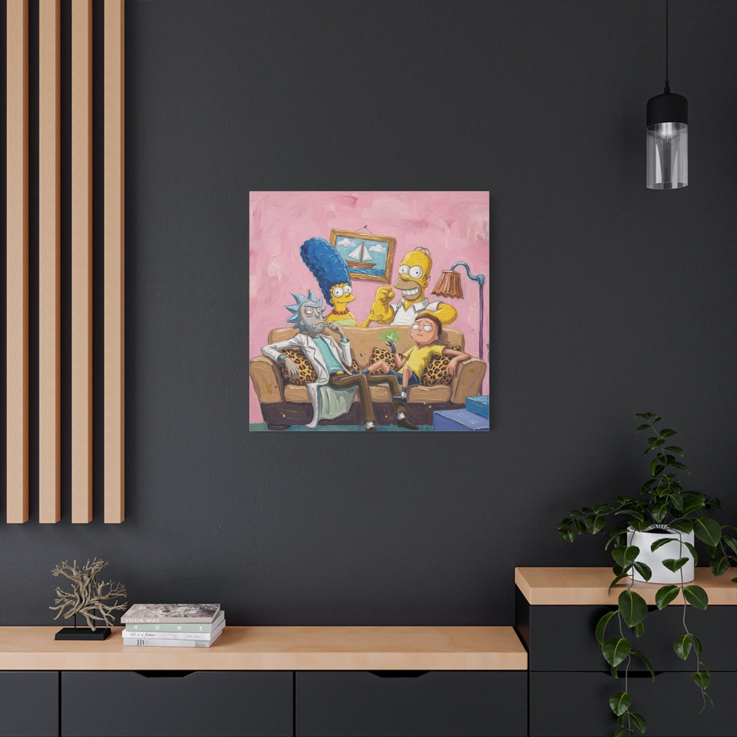 House Guest 1 Canvas Wall Art Print