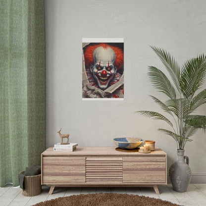 Pennywise Inspired Clown Rolled Posters