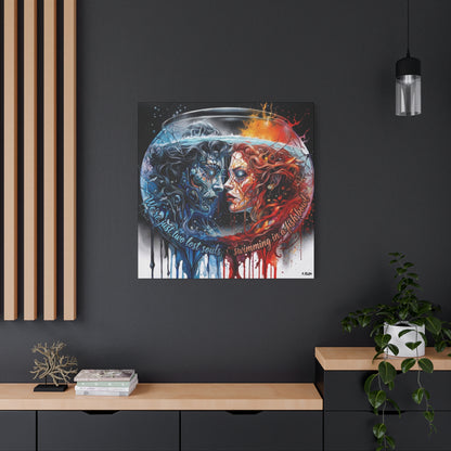 Two Lost Souls Canvas Art — Matte Stretched Canvas Print