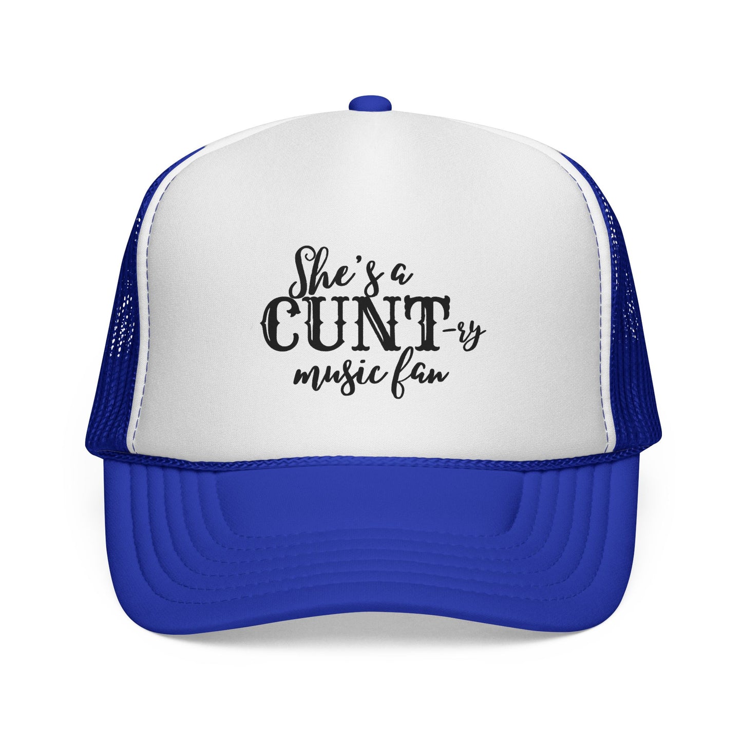 Trucker Hat — "She's a CUNT-y Music Fan" Graphic Cap