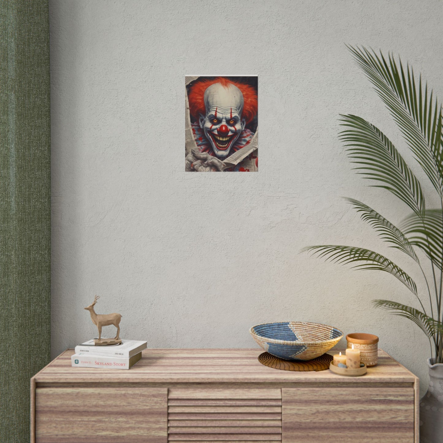 Pennywise Inspired Clown Rolled Posters