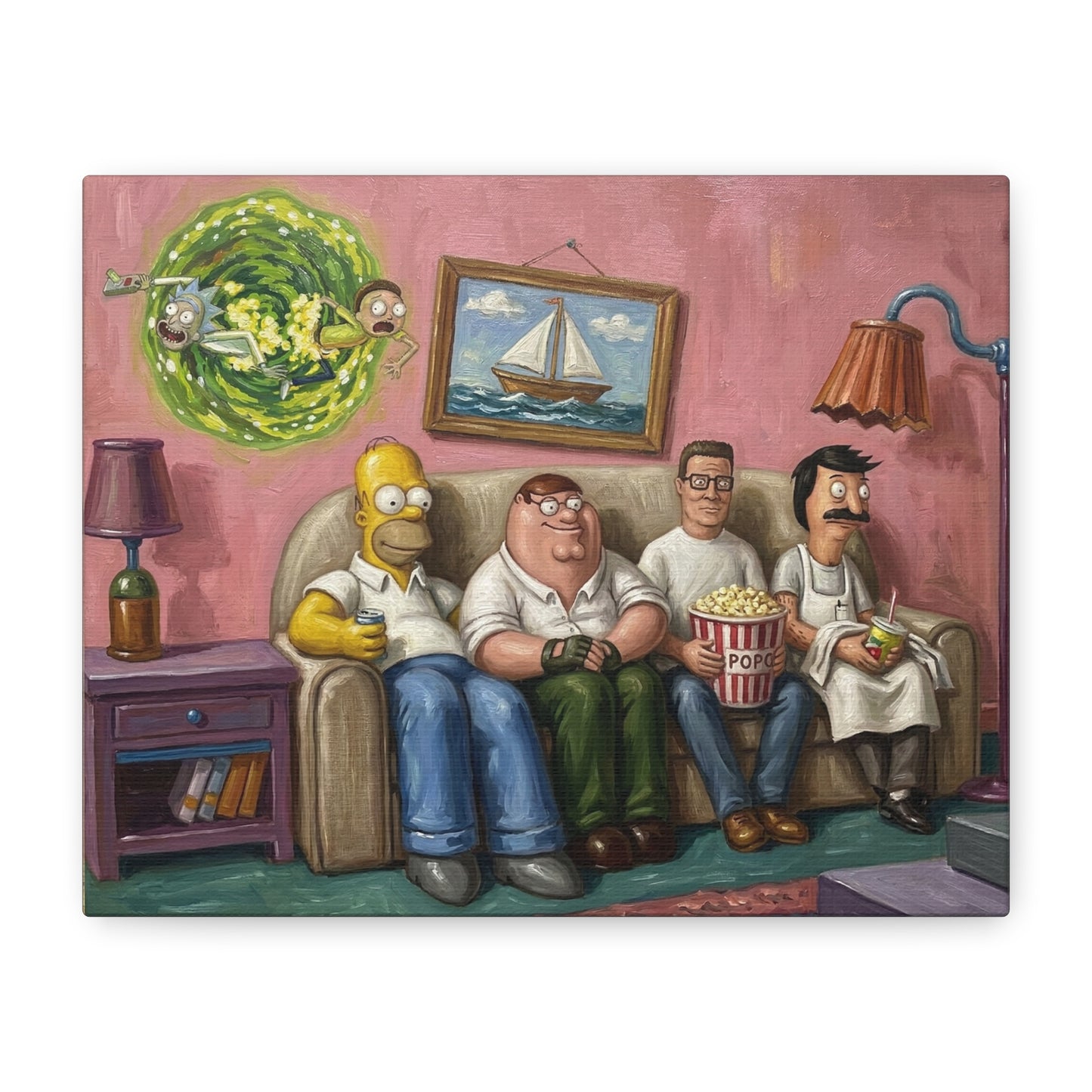 House Guest 2 Canvas Wall Art Print