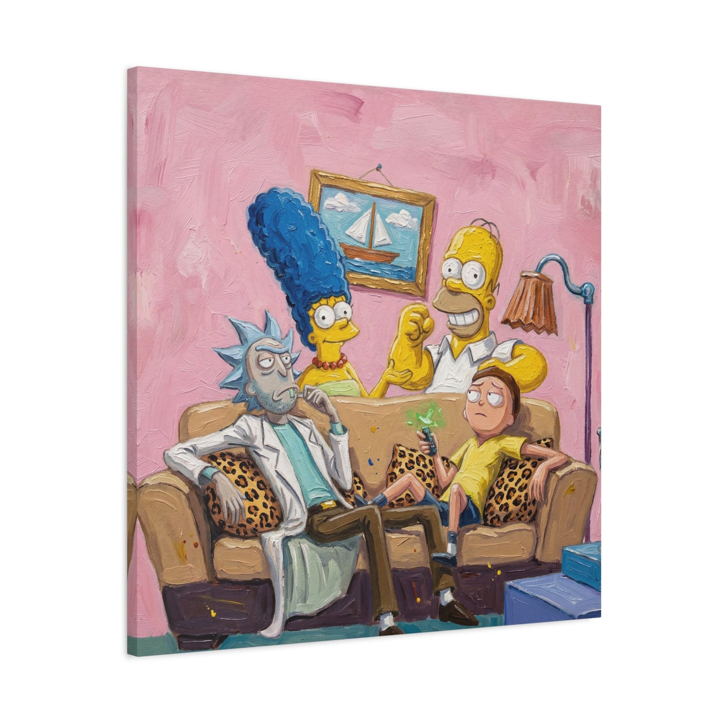 House Guest 1 Canvas Wall Art Print