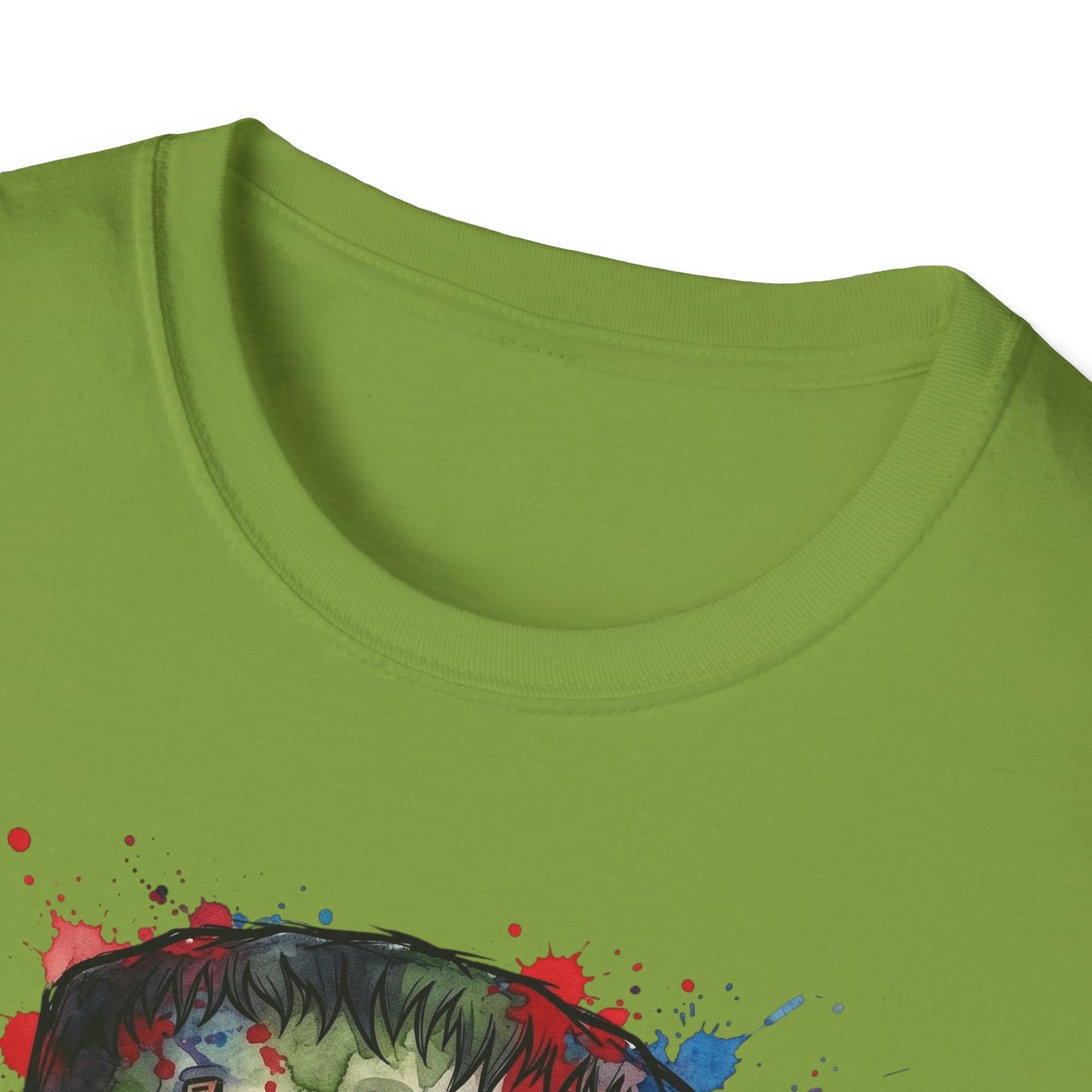 Frankenstein Watercolor Portrait T-Shirt