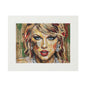 Fine Art Print Passepartout — Colorful Pop Portrait Wall Art