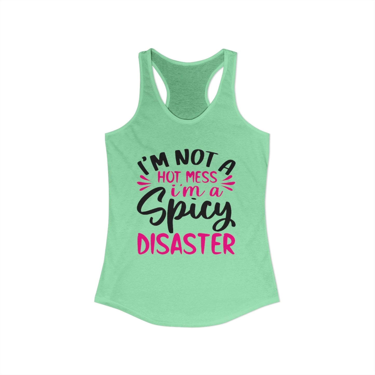 Women's Ideal "Hot Mess" Racerback Tank