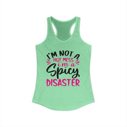 Women's Ideal "Hot Mess" Racerback Tank