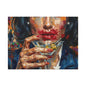 Cocktail Kiss Matte Canvas Wall Art