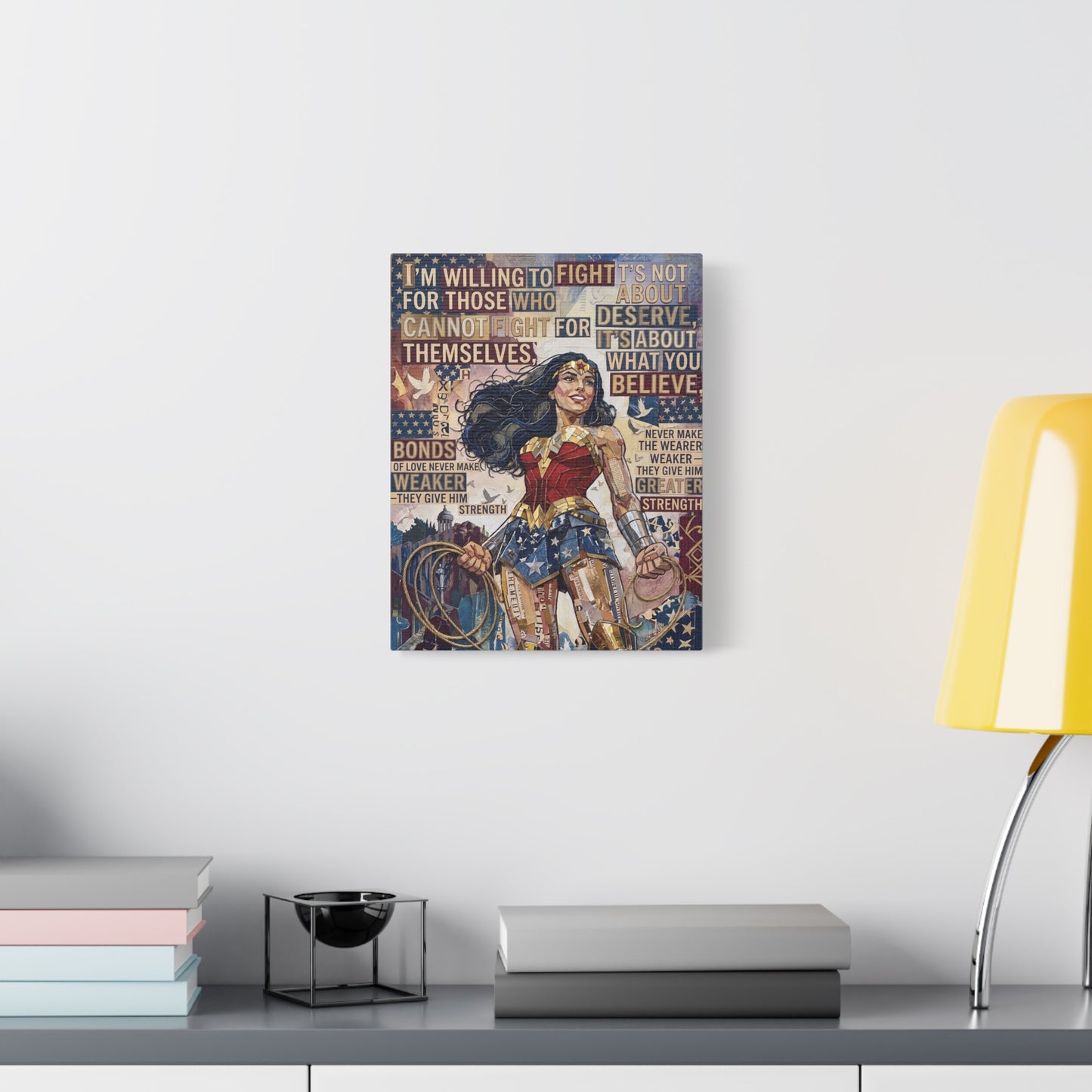 Woman Warrior Canvas Wall Art Print