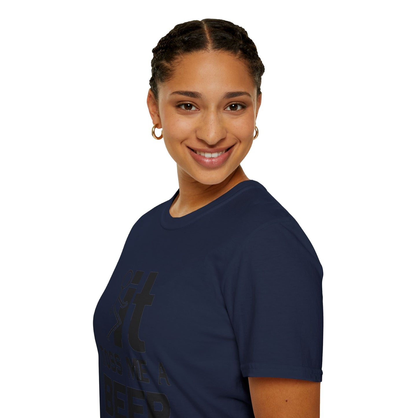Funny 'Toss Me a Beer' T-Shirt – Beer Toss Party Tee